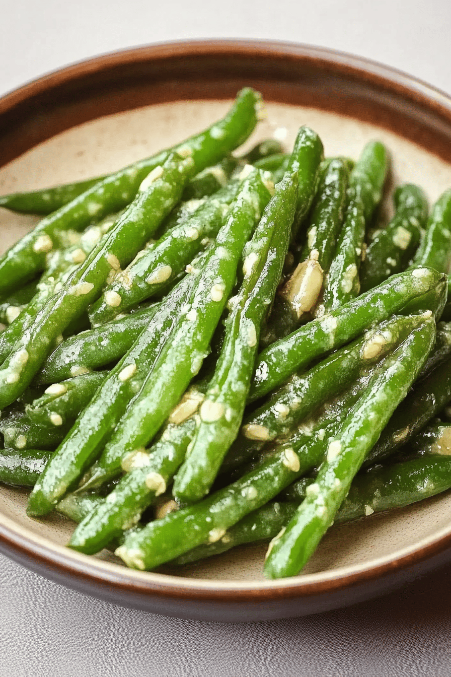 Din Tai Fung Green Beans ingredients