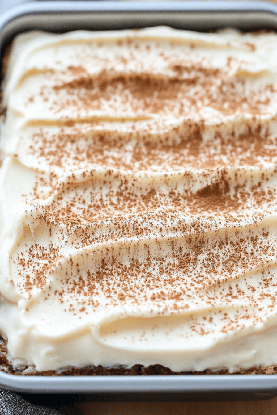Eggnog Poke Cake ingredients organized and measured on kitchen counter