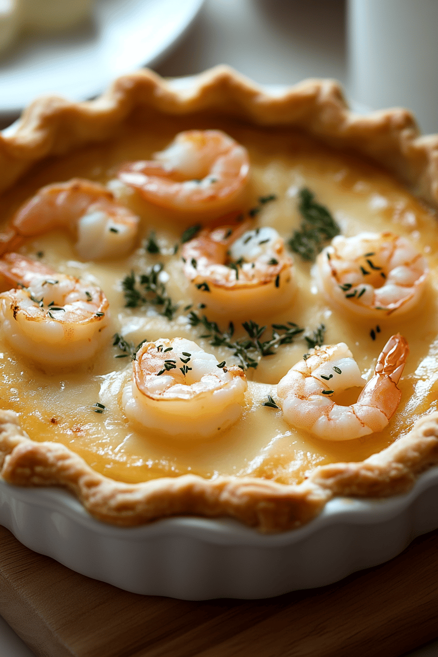 Florida Shrimp Pie final dish beautifully presented and ready to serve