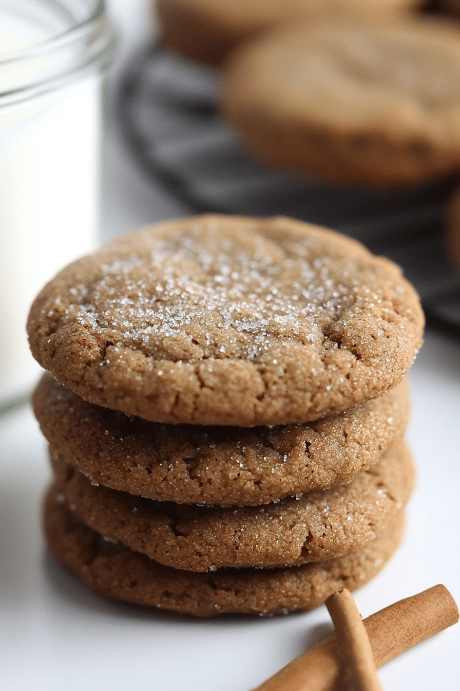 Gingerdoodle Cookies final dish beautifully presented and ready to serve