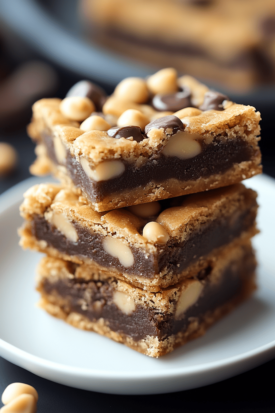 Gluten-Free Chubby Hubby Bars final dish beautifully presented and ready to serve