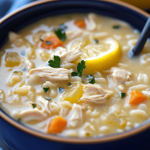 Greek Lemon Chicken Soup