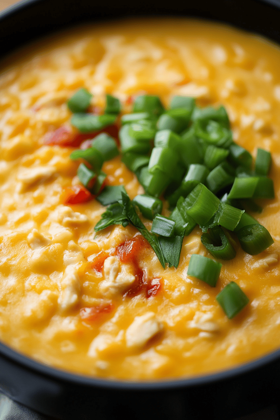 Green Chile Chicken Casserole final dish beautifully presented and ready to serve