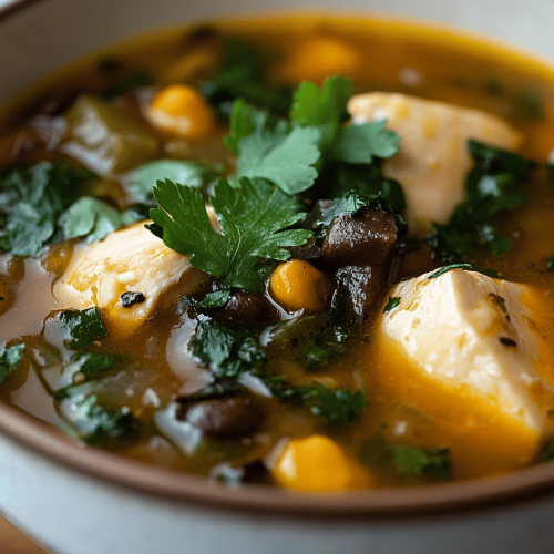Hot and Sour Chicken Soup Recipe