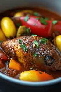 Jamaican Brown Stew Fish