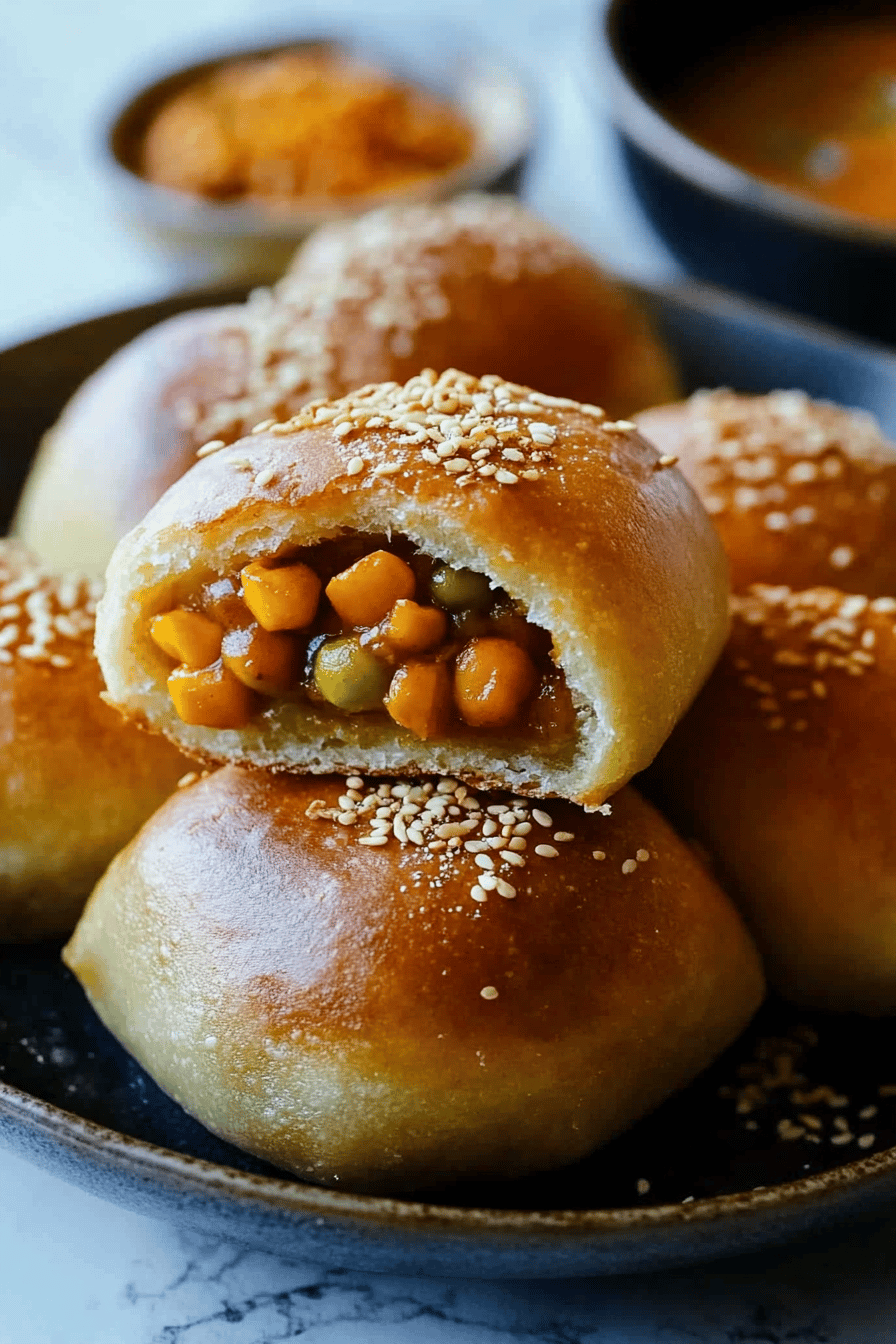 Japanese Curry Bun Recipe ingredients
