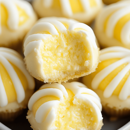 Lemon Cheesecake Bites