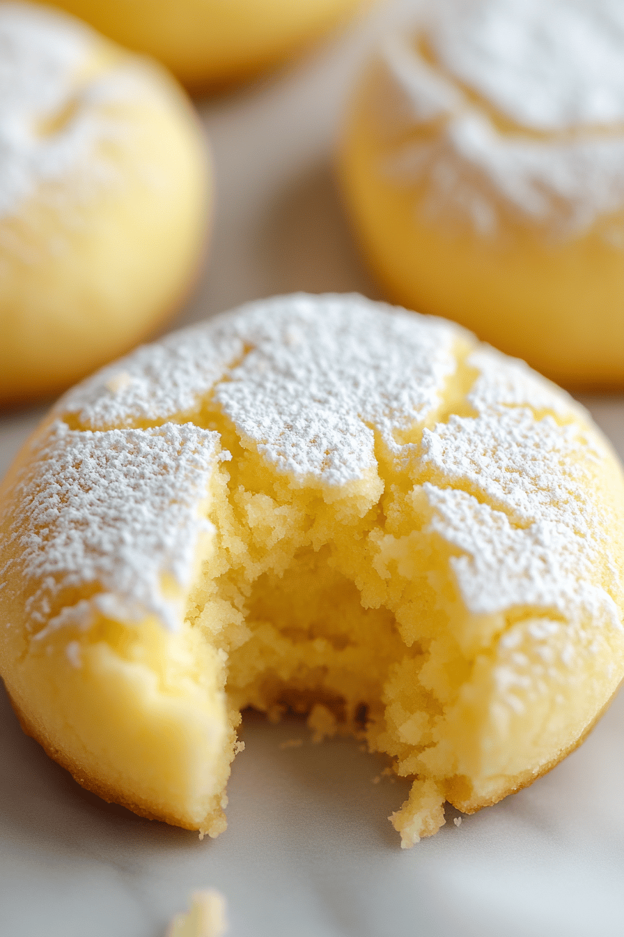 Lemon Cookies Recipe final dish beautifully presented and ready to serve