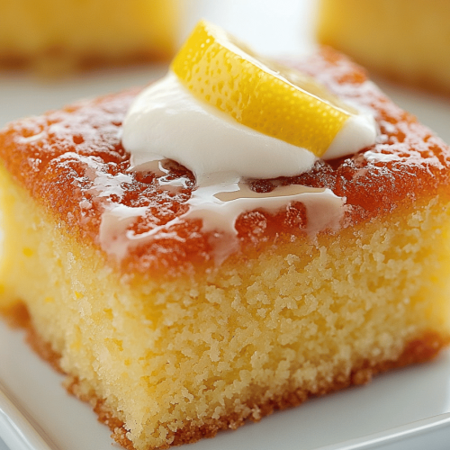 Lemon Poke Cake