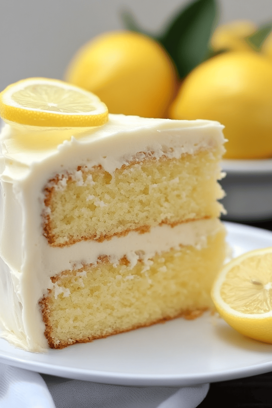 Lemon Velvet Cake ingredients organized and measured on kitchen counter