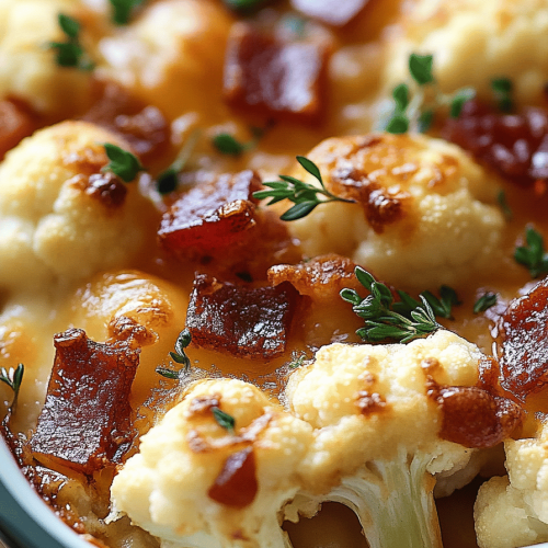 Loaded Cauliflower Casserole