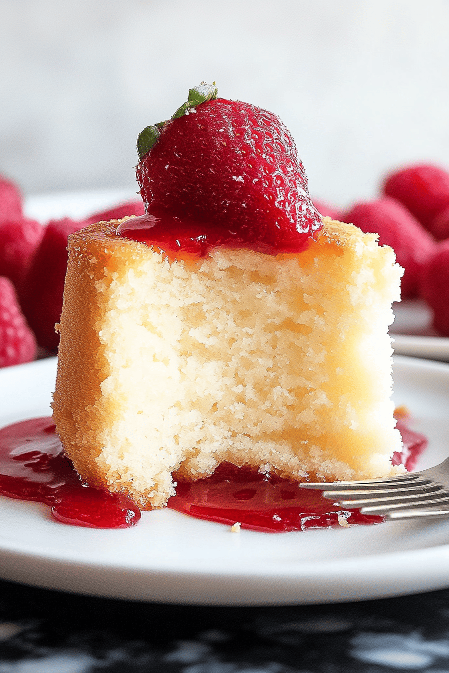 Mastro's Butter Cake Final Dish Presentation