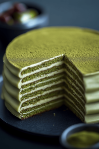 Matcha Crepe Cake Recipe
