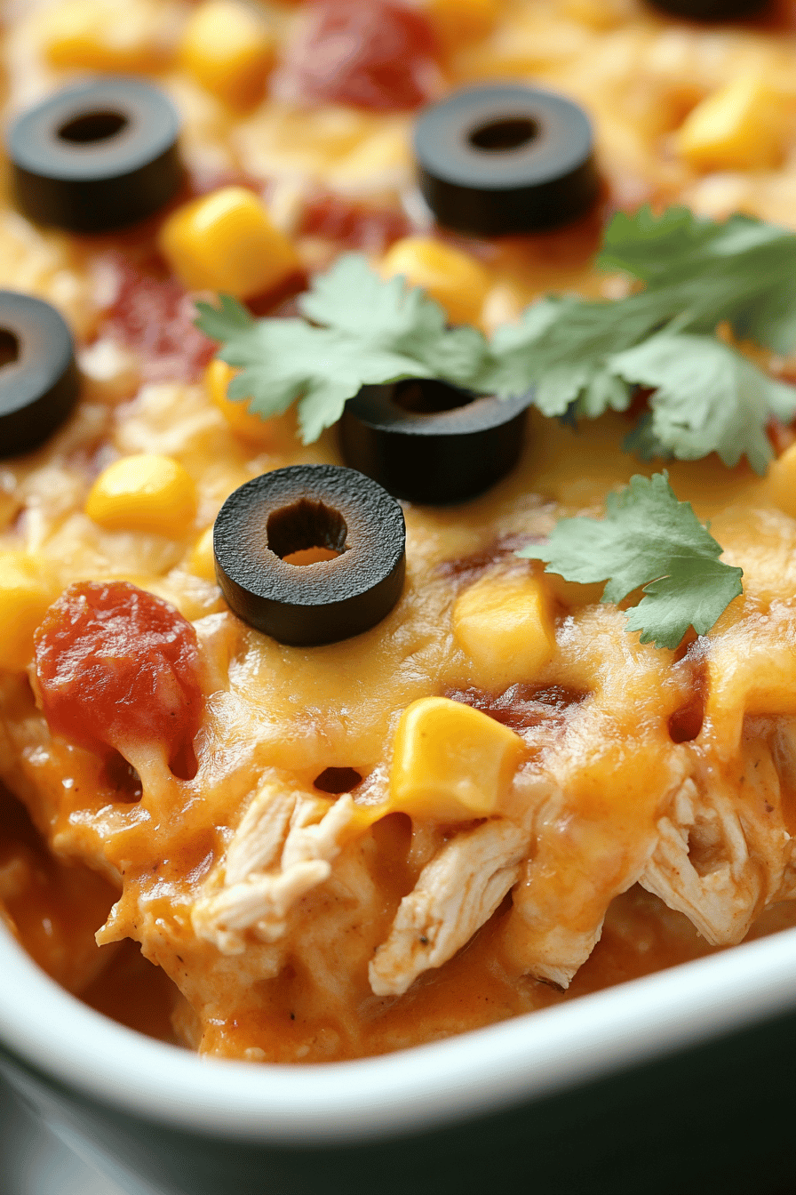 Mexican Chicken Casserole ingredients organized and measured on kitchen counter