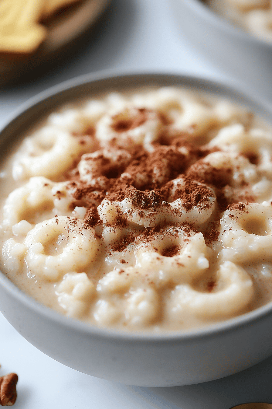 Mexican Rice Pudding final dish beautifully presented and ready to serve