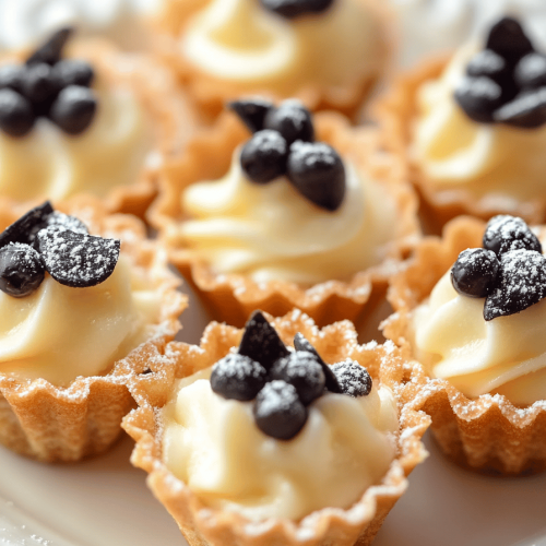 Mini Cannoli Cups