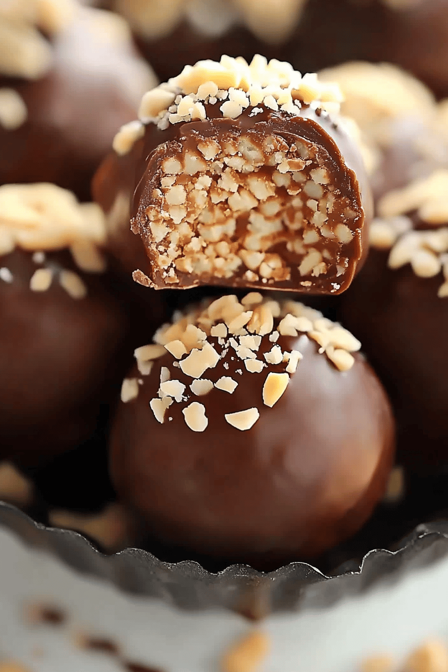 Peanut Butter Balls Recipe Final Dish Presentation