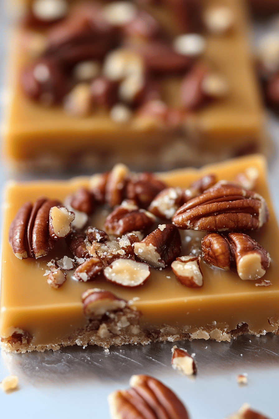 Pecan Pie Bark ingredients organized and measured on kitchen counter