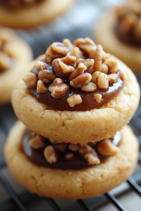 Pecan Pie Thumbprint Cookies