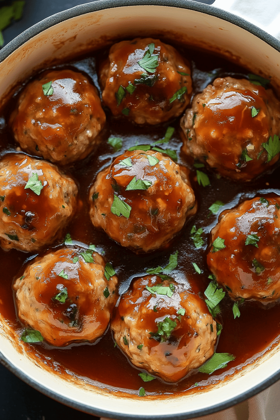 Porcupine Meatballs Recipe ingredients organized and measured on kitchen counter