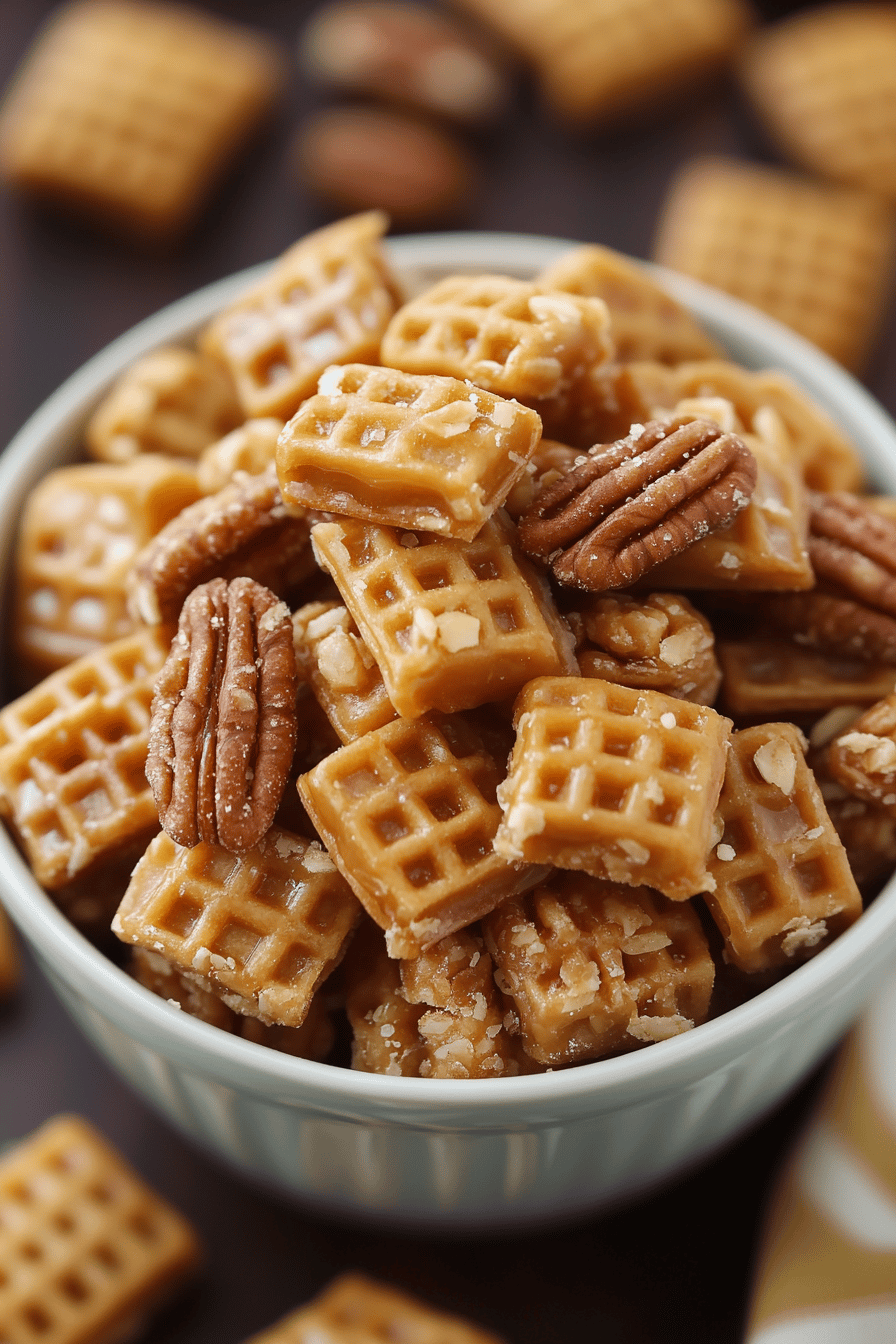 Praline Crunch Recipe final dish beautifully presented and ready to serve