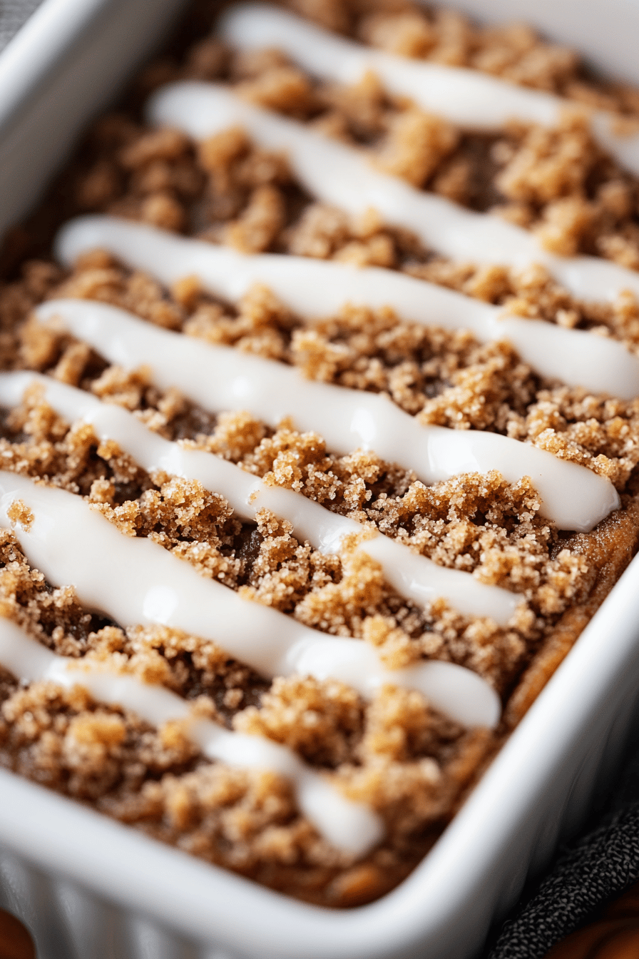 Pumpkin Spice Coffee Cake final dish beautifully presented and ready to serve
