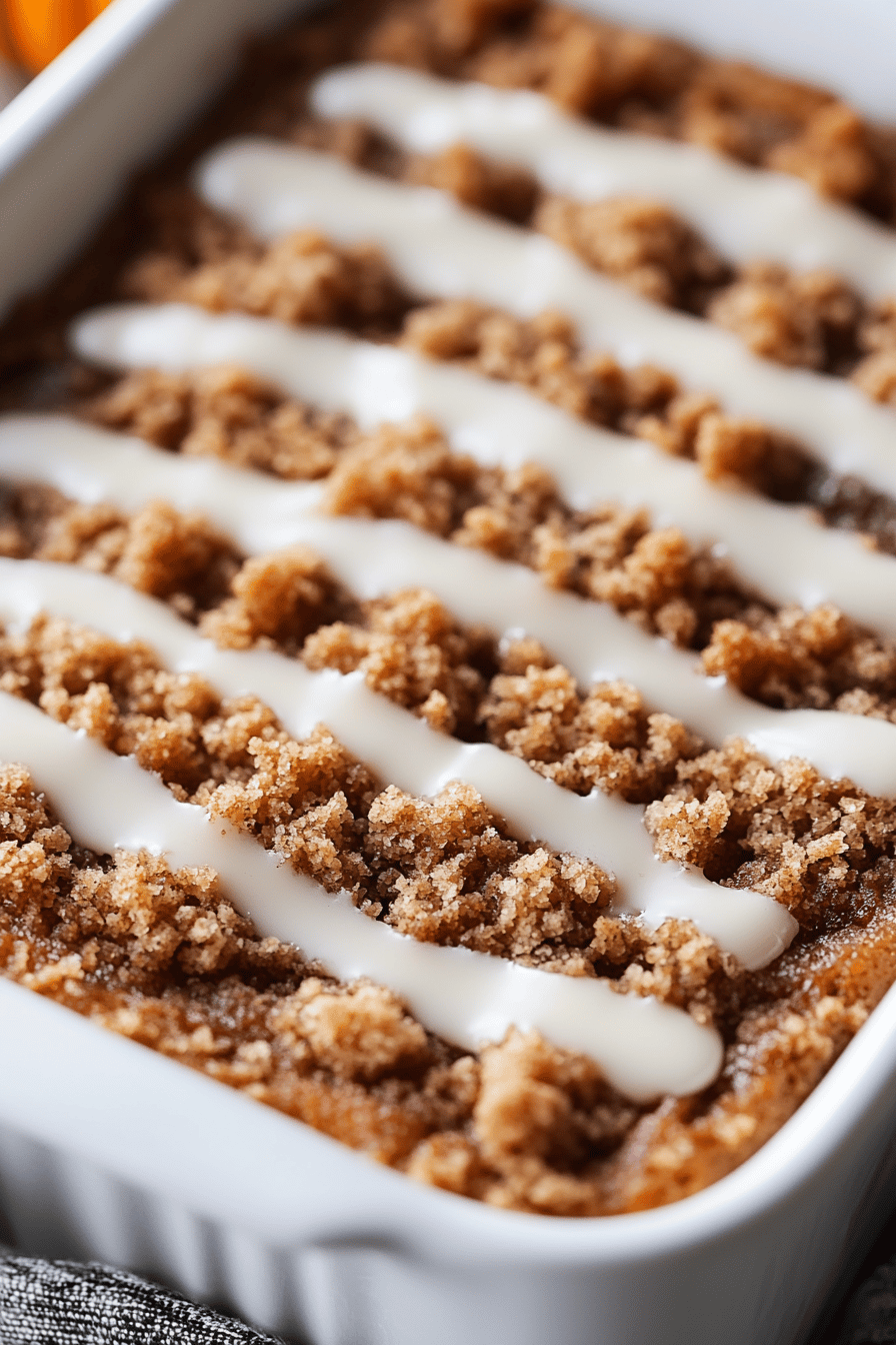 Pumpkin Spice Coffee Cake ingredients organized and measured on kitchen counter