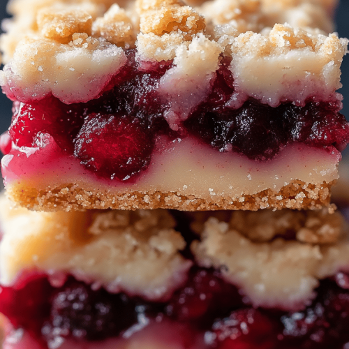 Raspberry Crumb Bars