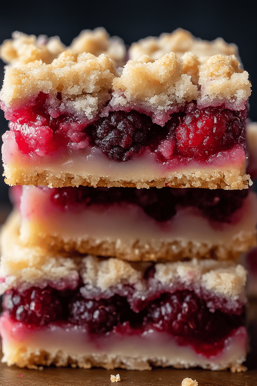 Raspberry Crumb Bars final dish beautifully presented and ready to serve