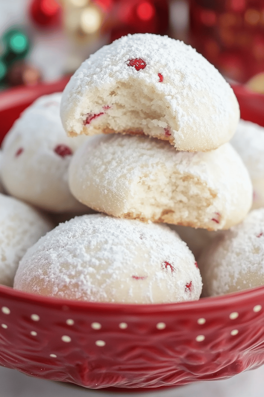 Snowball Cookie Recipe final dish beautifully presented and ready to serve