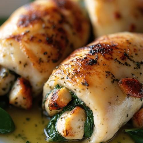 Spinach Stuffed Chicken Breast