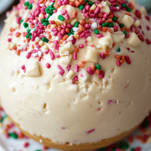 Sugar Cookie Cheesecake Cheeseball