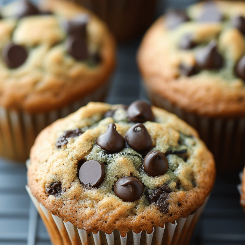 Zucchini Chocolate Chip Muffins