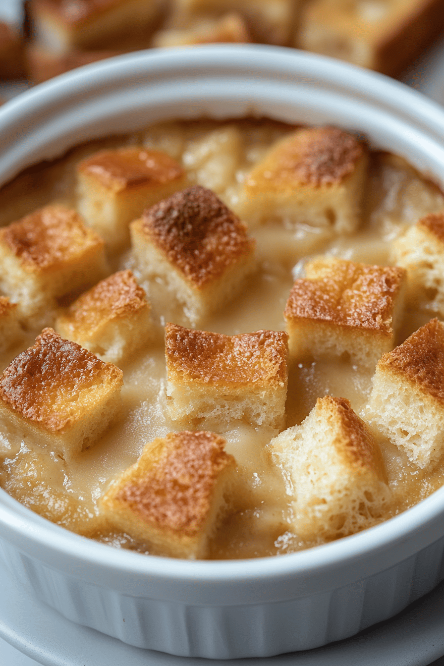 bread pudding recipe final dish beautifully presented and ready to serve