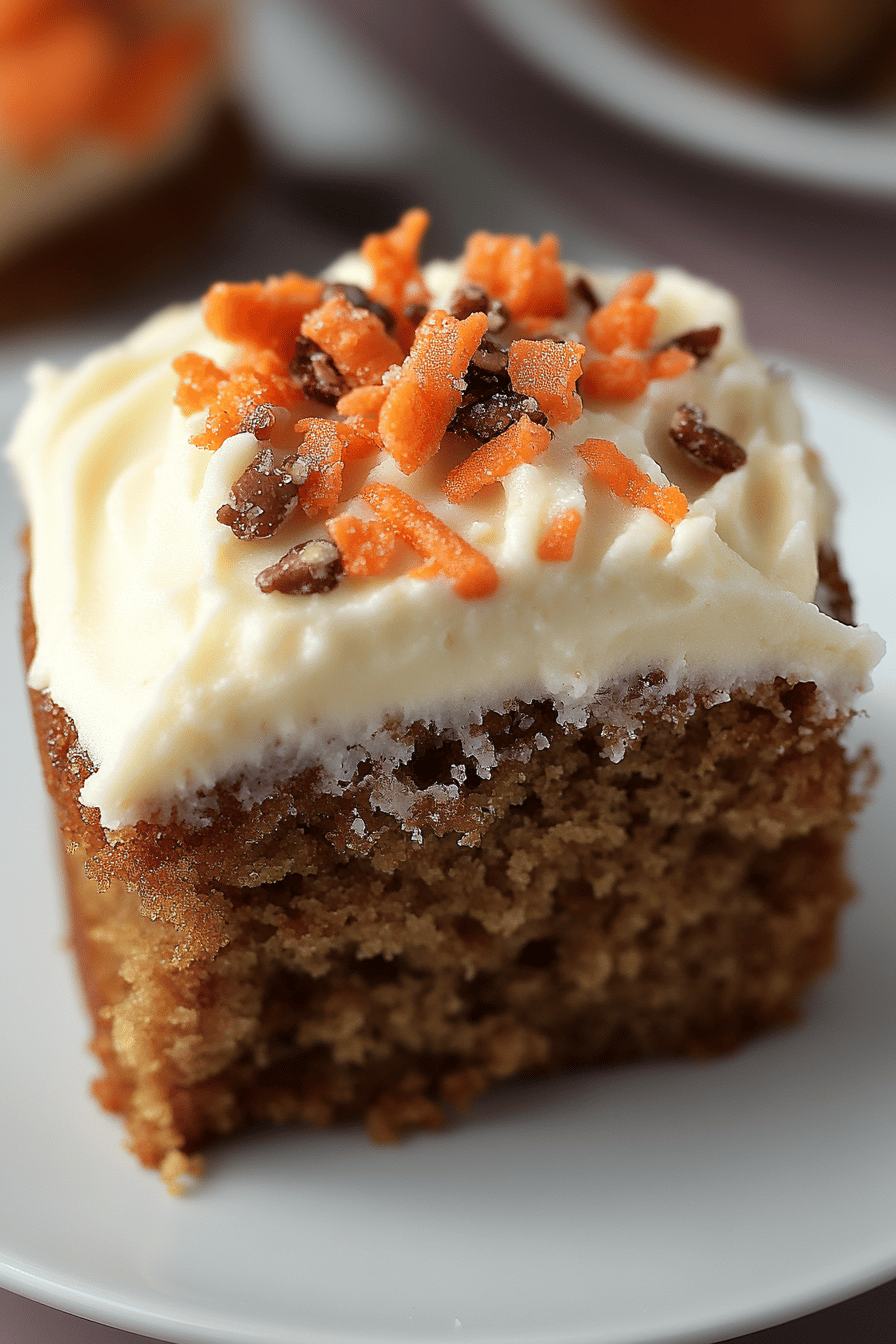 carrot cake recipe ingredients organized and measured on kitchen counter