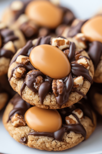 gluten-free turtle cookies