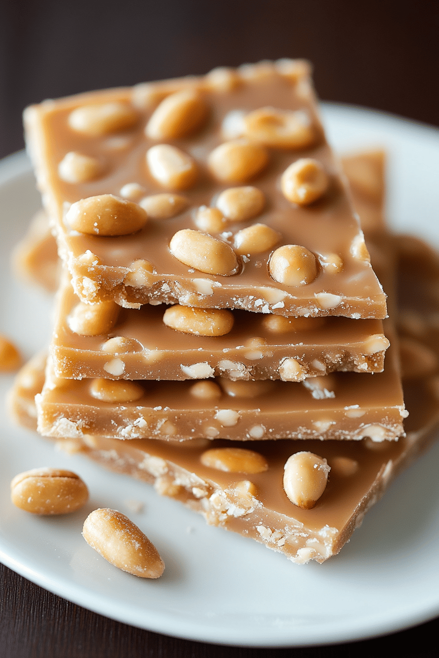 peanut brittle recipe ingredients organized and measured on kitchen counter