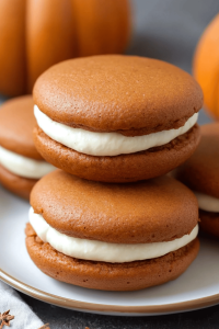 pumpkin whoopie pies