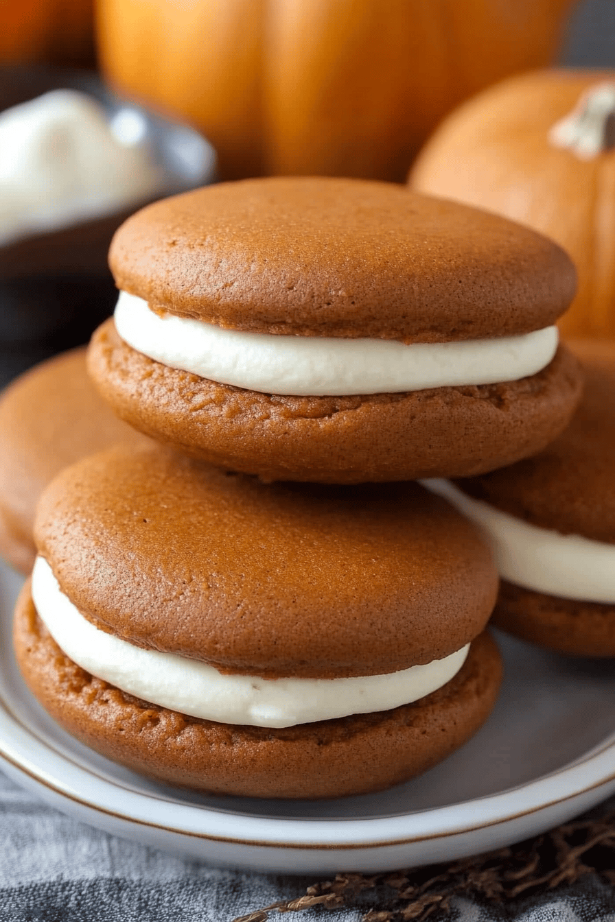pumpkin whoopie pies final dish beautifully presented and ready to serve