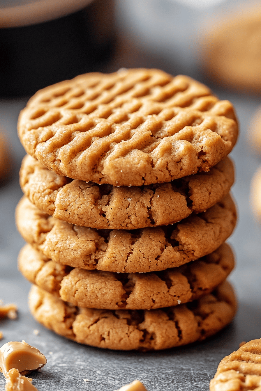 Air Fryer Peanut Butter Cookies final dish beautifully presented and ready to serve