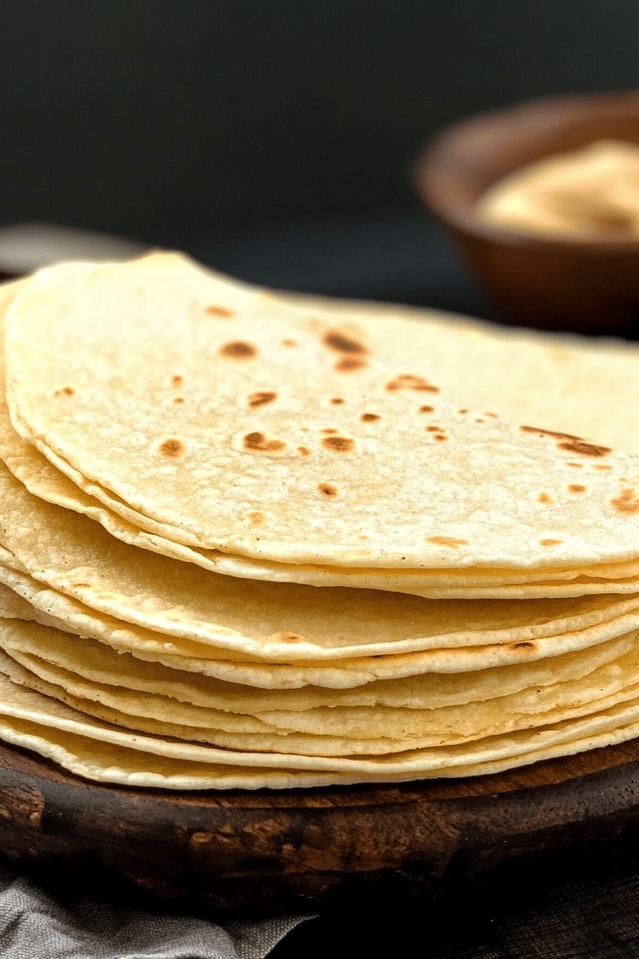 Almond Flour Tortillas final dish beautifully presented and ready to serve