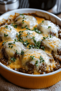 Amish Hamburger Steak Bake