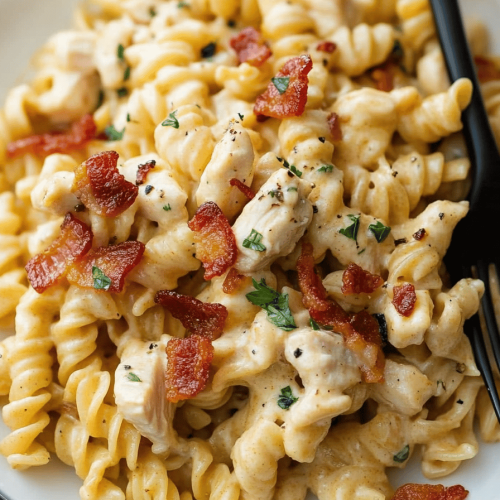 Bacon Ranch Chicken Pasta