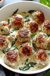 Baked Chicken Ricotta Meatballs