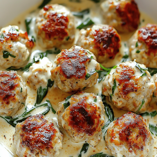 Baked Chicken Ricotta Meatballs