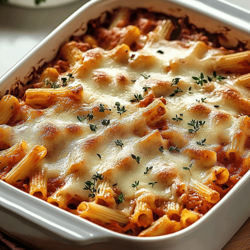 Baked Mostaccioli Tips