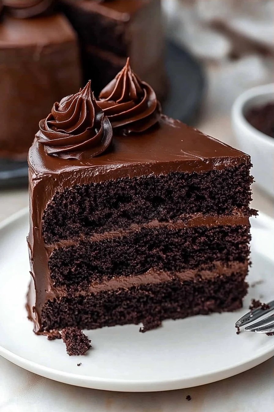 Black Velvet Cake Recipe ingredients organized and measured on kitchen counter