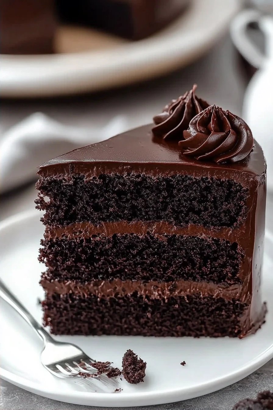Black Velvet Cake Recipe final dish beautifully presented and ready to serve