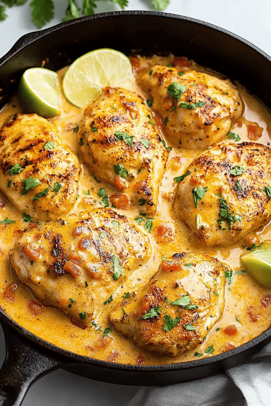Cajun Chicken Recipe ingredients organized and measured on kitchen counter
