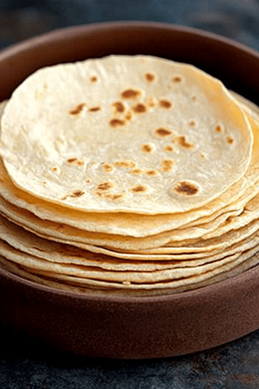 Cassava Flour Tortillas final dish beautifully presented and ready to serve